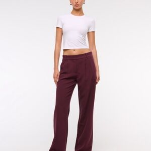 Abercrombie & Fitch Purple Wide Leg Pants